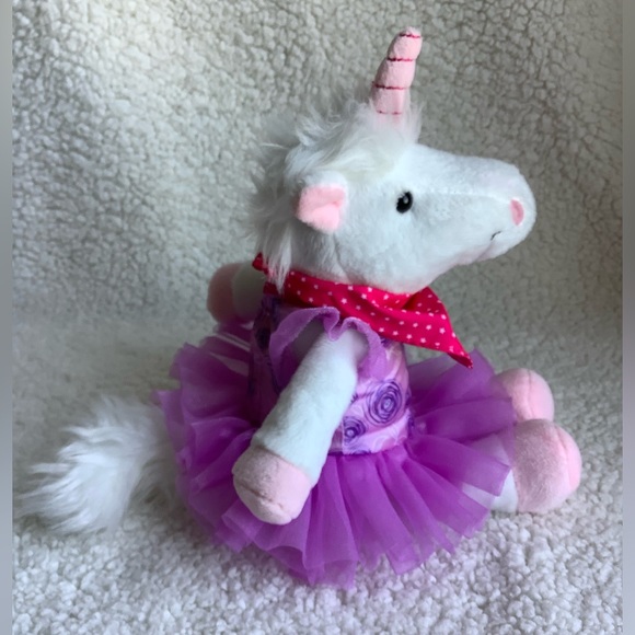 Kinder Surprise Unicorn in Purple Tutu Stuffed Animal Plush Toy - Picture 6 of 7